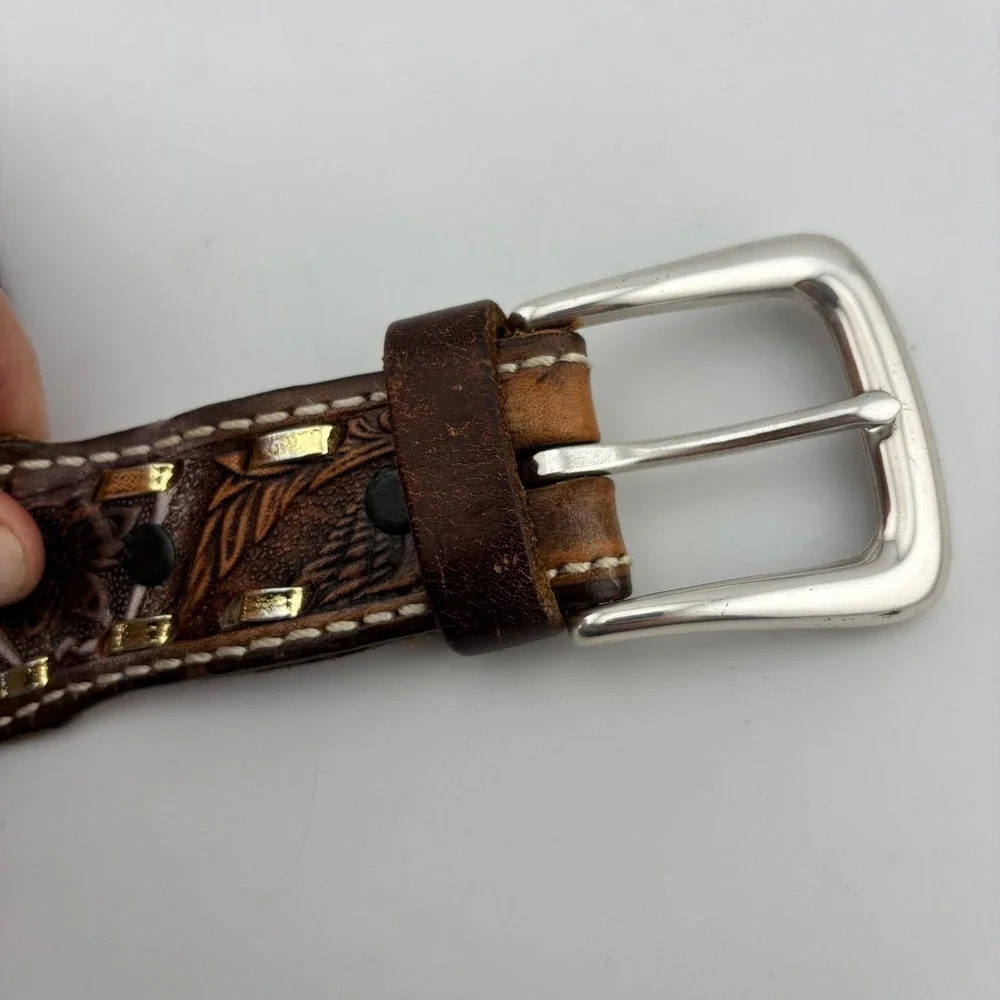 Brighton Leather Belt 44